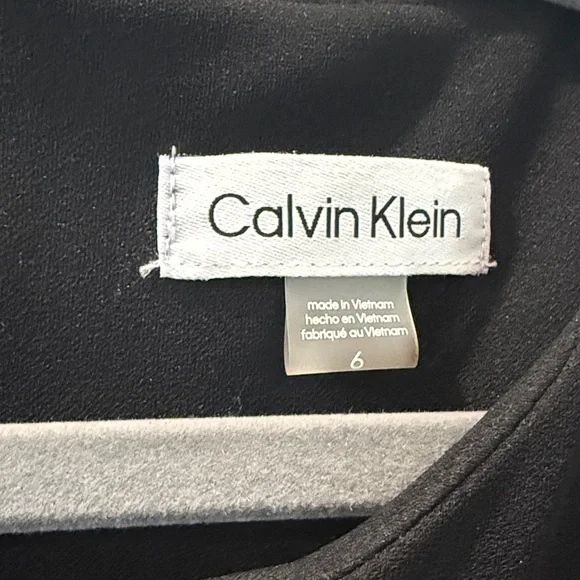 Calvin Klein Black Ruffle Dress - Picture 3 of 5